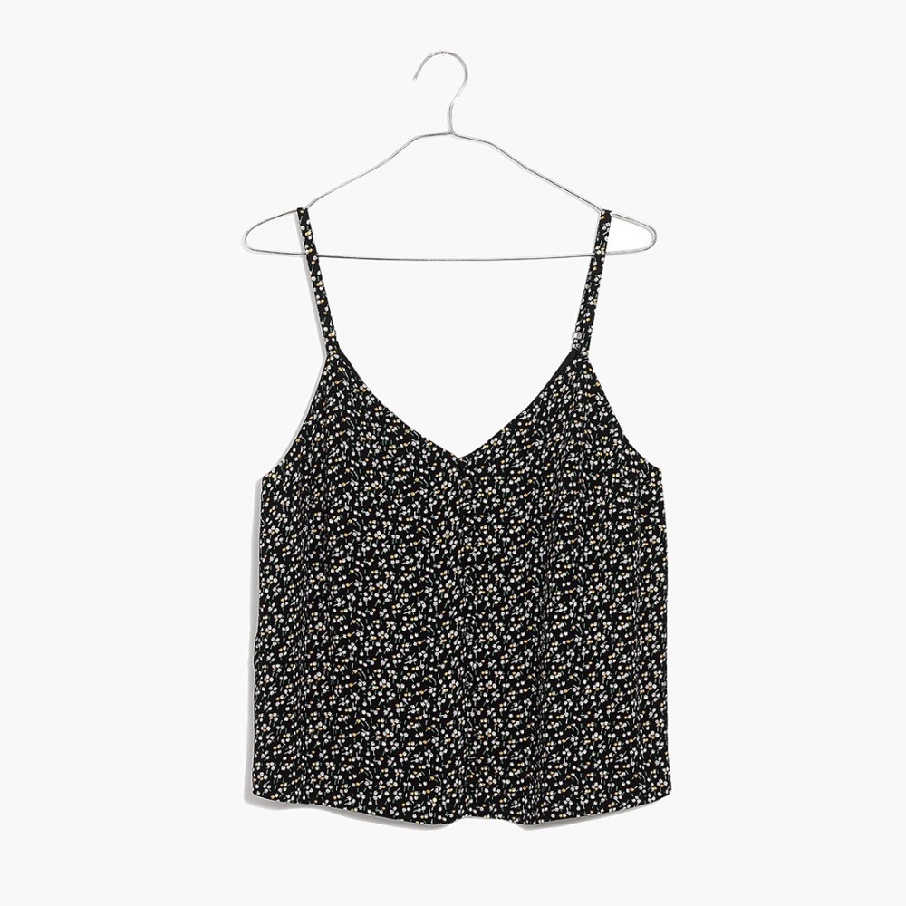 Madewell Button-Down Cami Top in Playground Posies